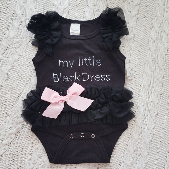 Ella jackson Little black dress ruffle romper - Picture 1 of 3